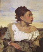 Eugene Delacroix Orphan Girl at the Cemetery (mk05) France oil painting reproduction